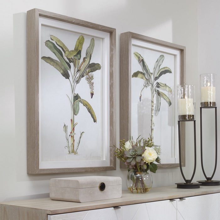 Uttermost 41446 Framed Prints, Set/2, Light Wood