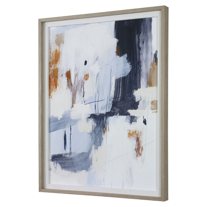 Uttermost 41448 Framed Print, Natural Pine Wood