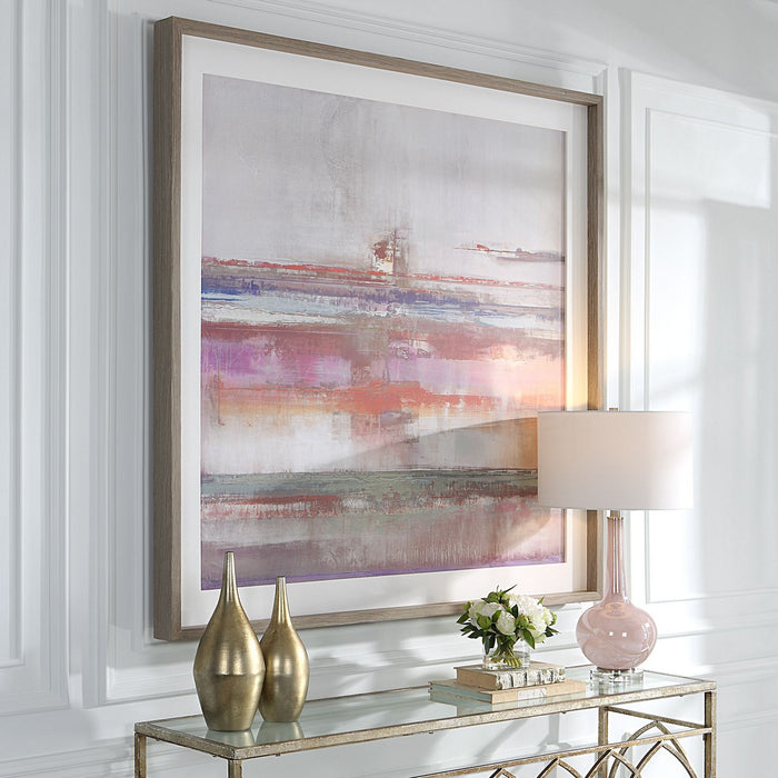 Uttermost 41451 Framed Print, Brushed Light Oak