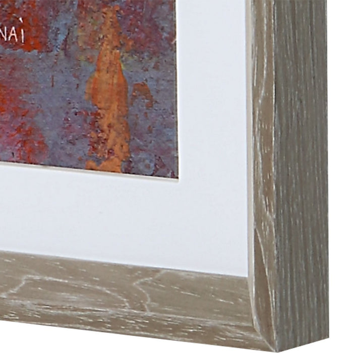 Uttermost 41452 Framed Print, Solid Wood