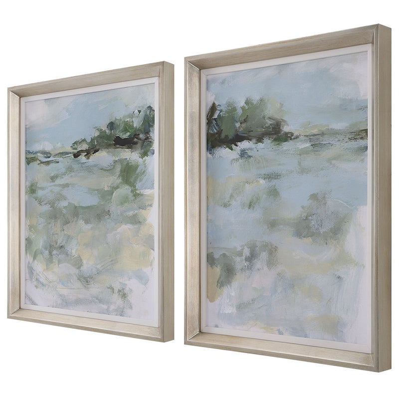 Uttermost 41454 Framed Prints, Set/2, Champagne Silver