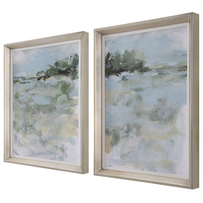 Uttermost 41454 Framed Prints, Set/2, Champagne Silver