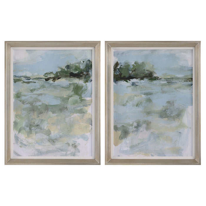 Uttermost 41454 Framed Prints, Set/2, Champagne Silver