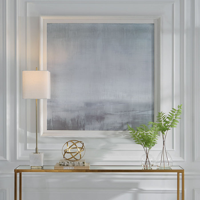 Uttermost 41456 Framed Print, Solid White Wooden Chamfered Edge