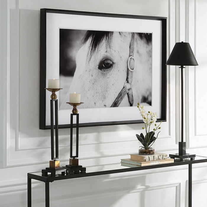 Uttermost 41463 Framed Print, Satin Black Chamfered Edge