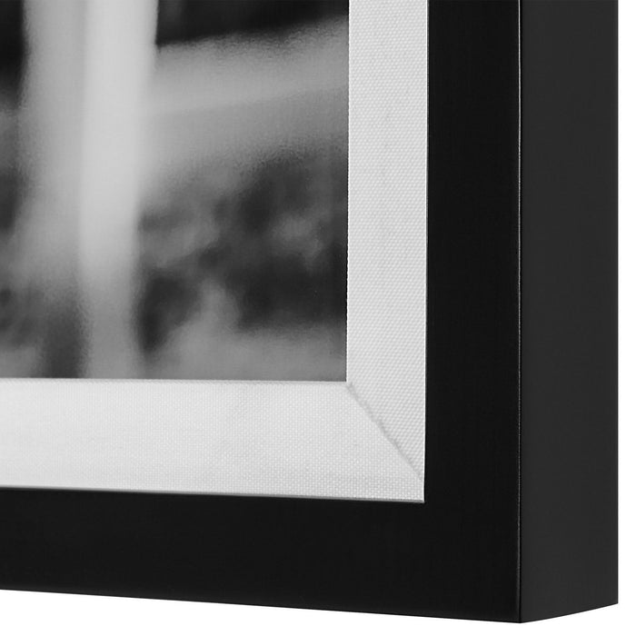 Uttermost 41465 Framed Print, Satin Black