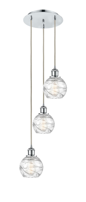 Innovations 113B-3P-PC-G1213-6 Three Light Pendant, Polished Chrome