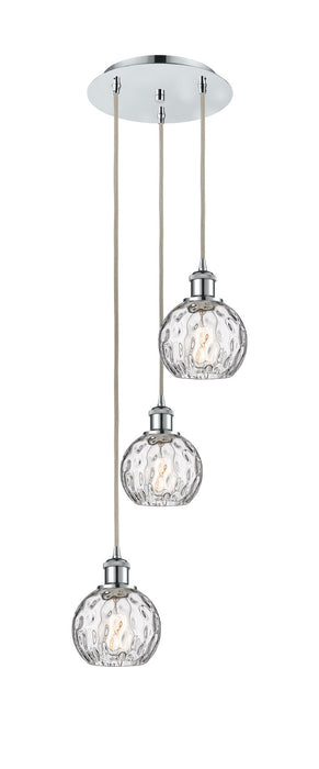 Innovations 113B-3P-PC-G1215-6 Three Light Pendant, Polished Chrome