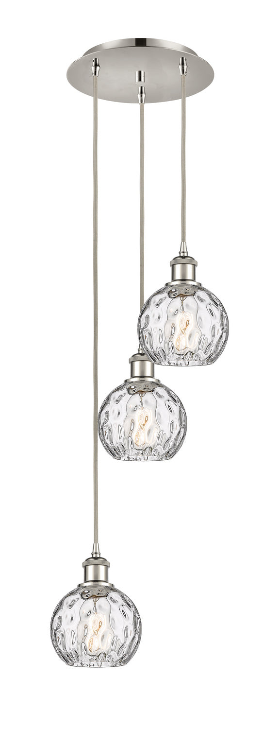 Innovations 113B-3P-PN-G1215-6 Three Light Pendant, Polished Nickel