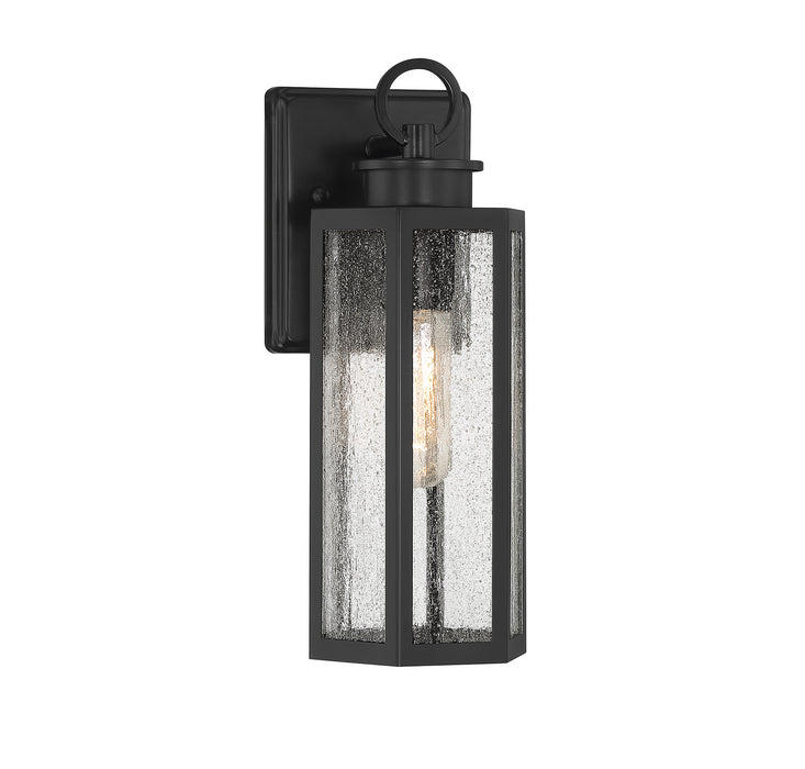 Lighting One E V6-L5-5100-BK One Light Outdoor Wall Lantern, Black