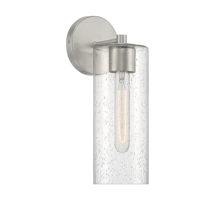 Lighting One E V6-L9-2460-1-SN One Light Wall Sconce, Satin Nickel