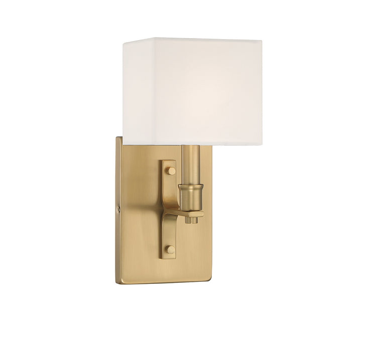 Lighting One E V6-L9-8550-1-322 One Light Wall Sconce, Warm Brass