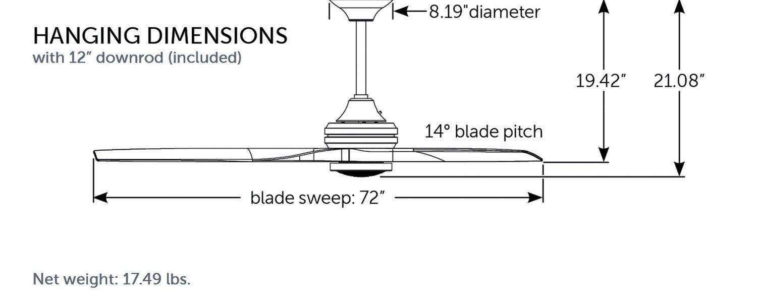 Fanimation MAD6721BS Motor, Brushed Satin Brass
