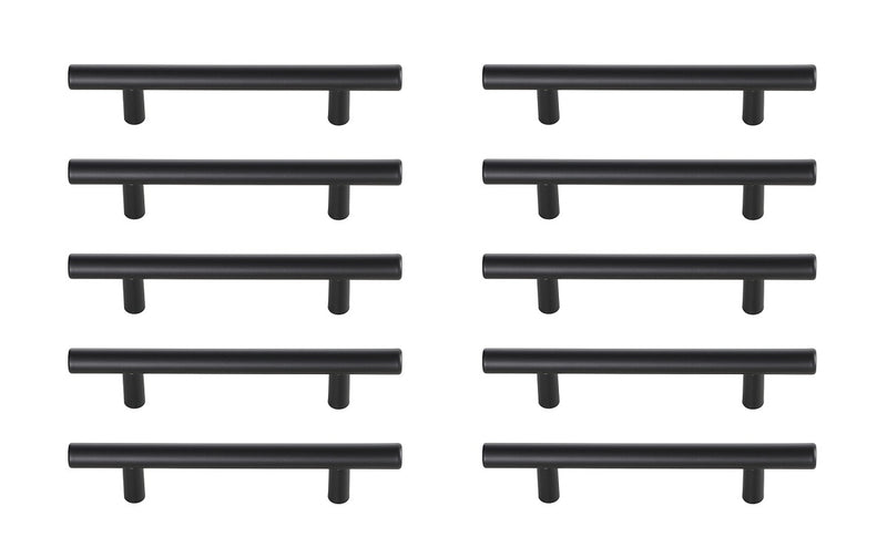Elegant Lighting PL400-4-MB-10PK Bar Pull Multipack (set of 10), Matte Black