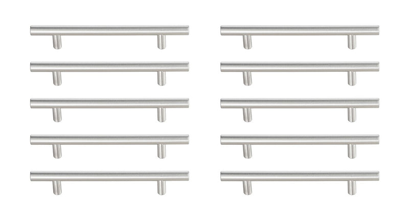 Elegant Lighting PL400-5-NK-10PK Bar Pull Multipack (set of 10), Brushed Nickel