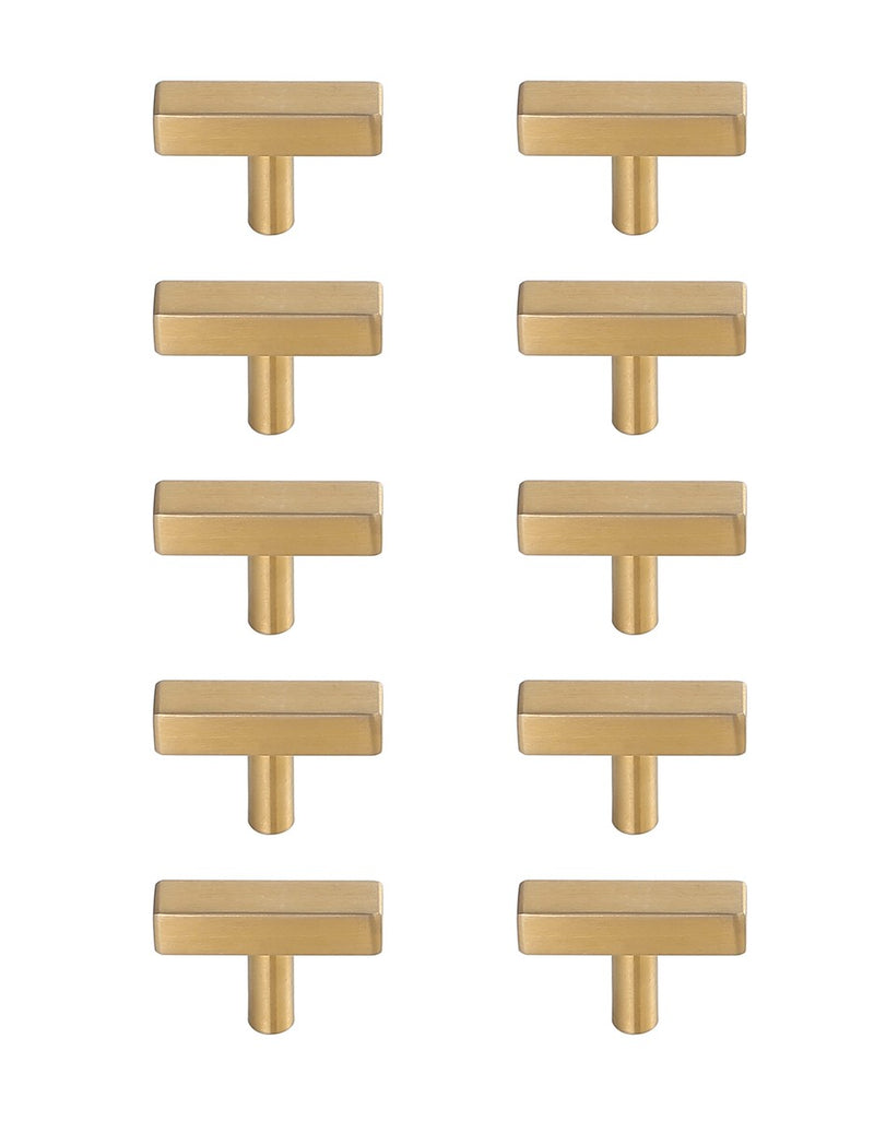 Elegant Lighting PL402-1-BR-10PK Bar Pull Multipack (set of 10), Brass