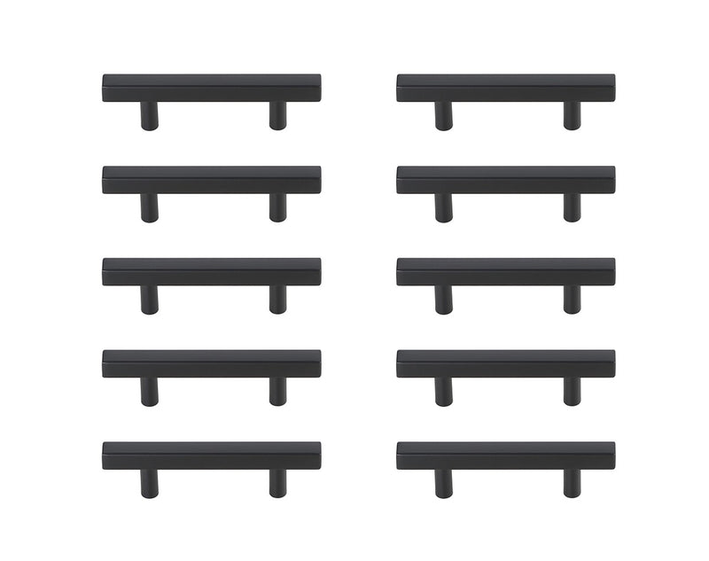 Elegant Lighting PL402-3-MB-10PK Bar Pull Multipack (set of 10), Matte Black