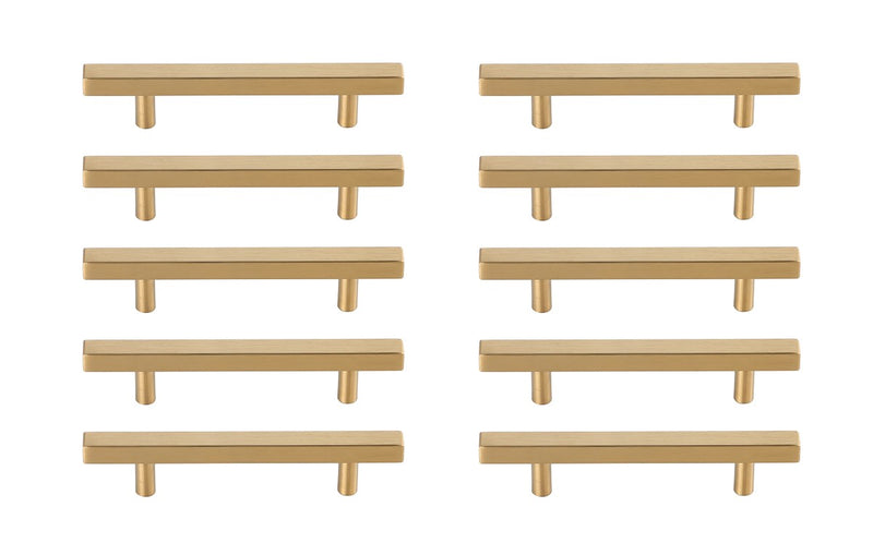 Elegant Lighting PL402-4-BR-10PK Bar Pull Multipack (set of 10), Brass