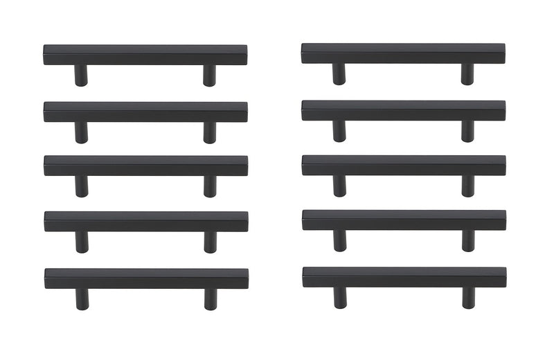 Elegant Lighting PL402-4-MB-10PK Bar Pull Multipack (set of 10), Matte Black