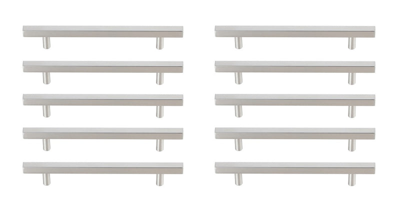 Elegant Lighting PL402-6-NK-10PK Bar Pull Multipack (set of 10), Brushed Nickel