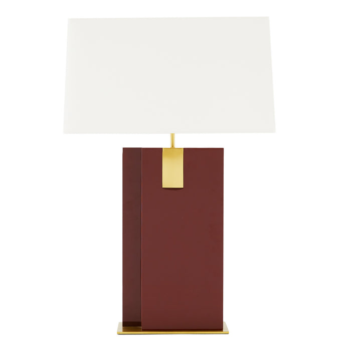 Arteriors 15074-677 One Light Table Lamp, Paprika