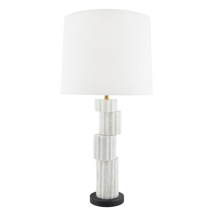 Arteriors 44791-712 One Light Table Lamp, White