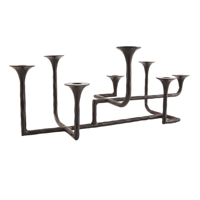 Arteriors 4691 Candleabra, Blackened Iron