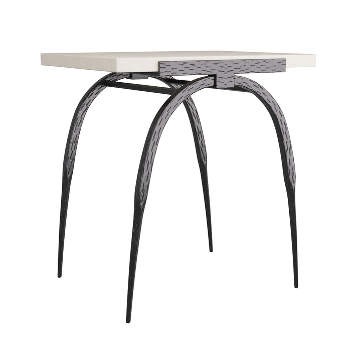 Arteriors 4698 Accent Table, White Sandblasted