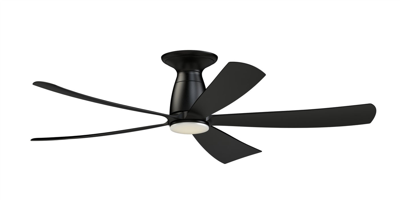 Fanimation FPD5534BL 52" Ceiling Fan, Black