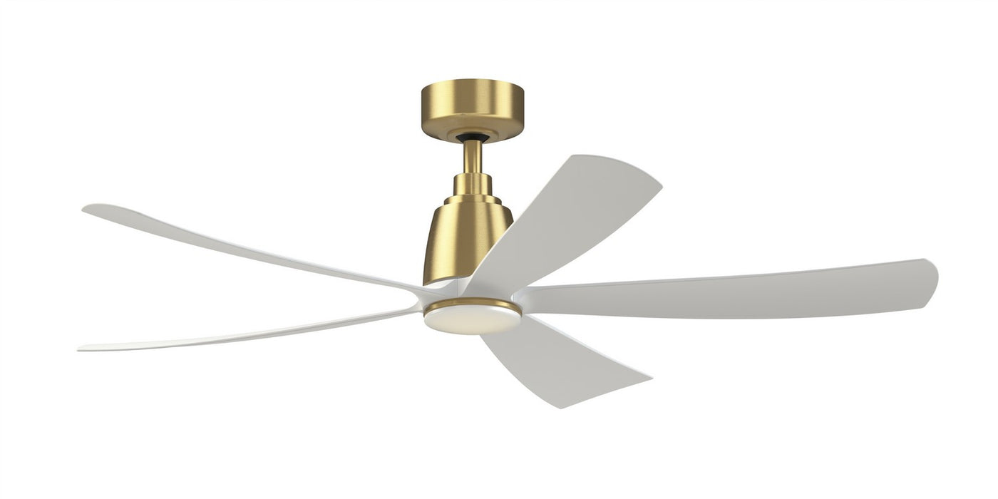 Fanimation FPD5534BS 52" Ceiling Fan, Brushed Satin Brass