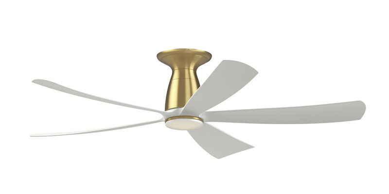Fanimation FPD5534BS 52" Ceiling Fan, Brushed Satin Brass