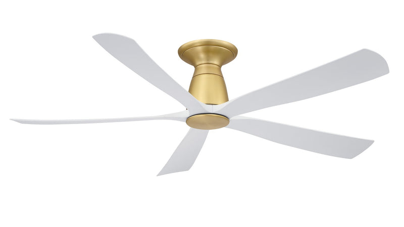 Fanimation FPD5534BS 52" Ceiling Fan, Brushed Satin Brass