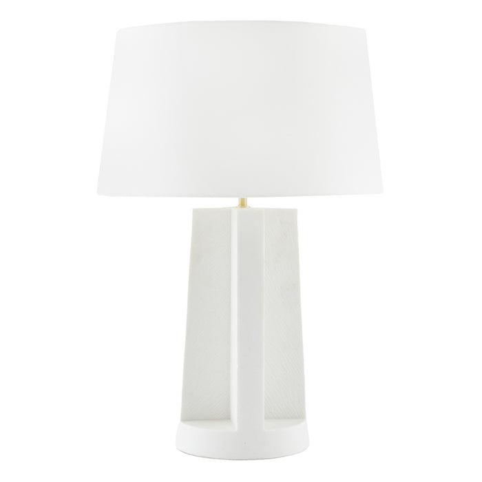 Arteriors 49894-689 One Light Table Lamp, Ivory