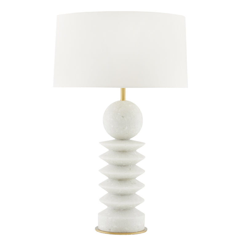 Arteriors 49914-434 One Light Table Lamp, Ivory