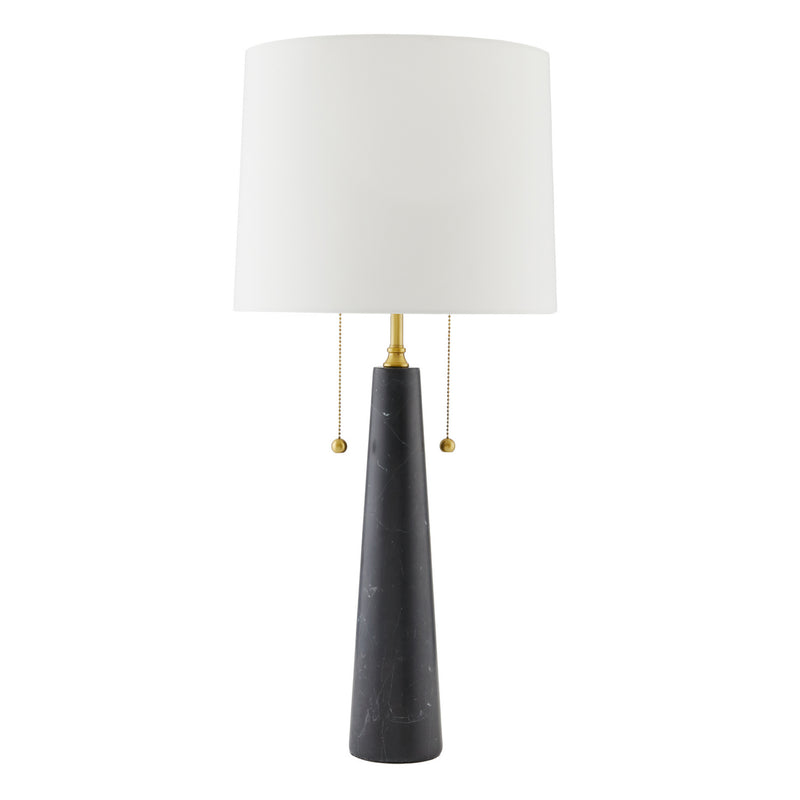 Arteriors 49924-711 Two Light Table Lamp, Black