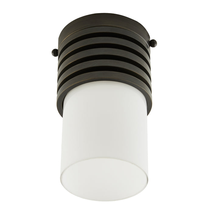 Arteriors 49966 One Light Flush Mount, English Bronze