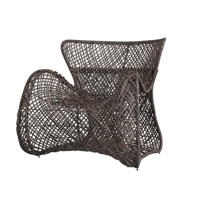 Arteriors 5752 Lounge Chair, Dark Gray Wash