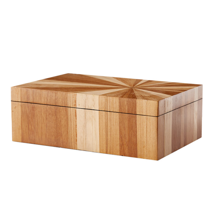 Arteriors 5783 Box, Blonde Marquetry
