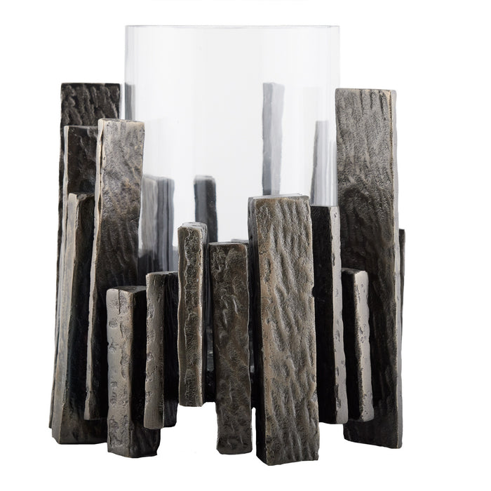 Arteriors 6949 Hurricane, Antiqued Aluminum