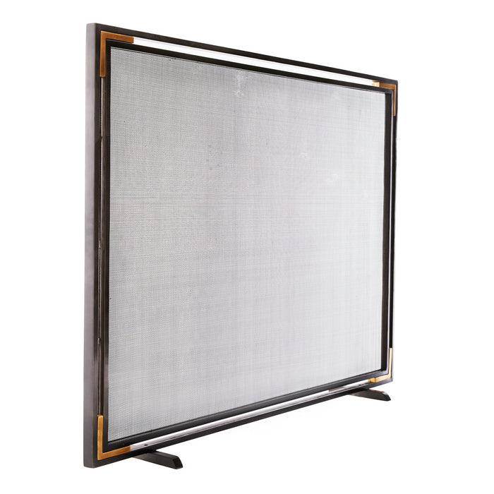 Arteriors 6951 Fire Screen, Blackened Iron