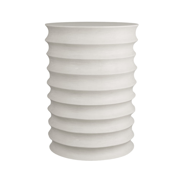 Arteriors 6964 Accent Table, White Gesso