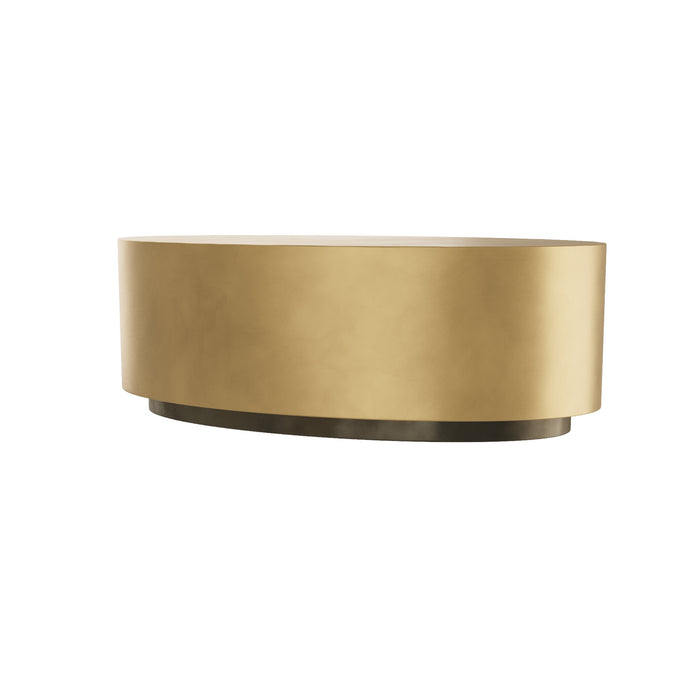 Arteriors 6968 Coffee Table, Antique Brass