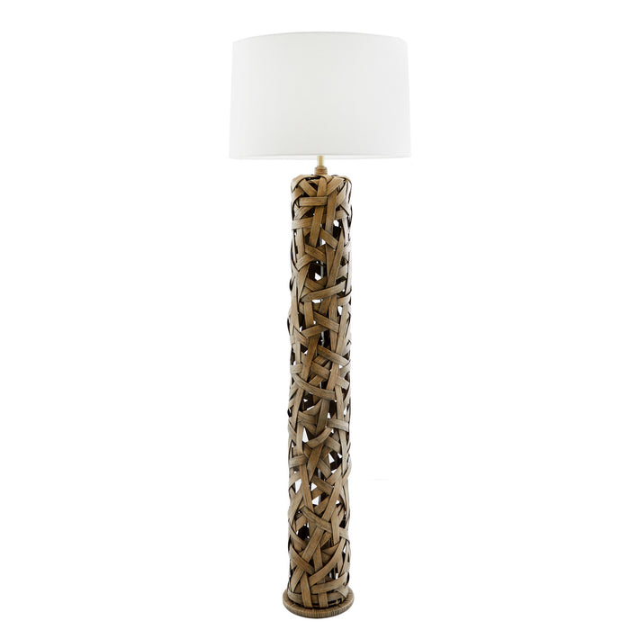 Arteriors 75005-694 One Light Floor Lamp, Palm Gray