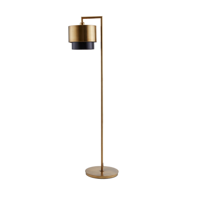 Arteriors 76027 One Light Floor Lamp, Vintage Brass