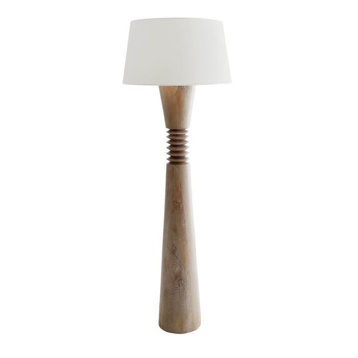 Arteriors 76034-636 One Light Floor Lamp, Cerused Oak