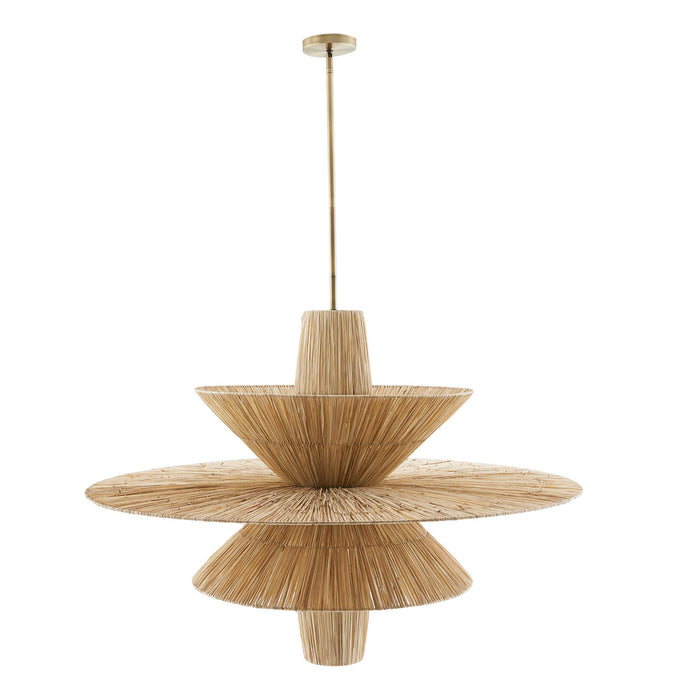 Arteriors 85037 One Light Chandelier, Natural