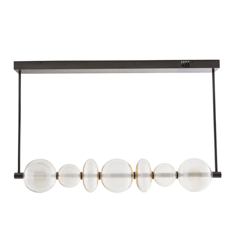 Arteriors 89656 One Light Chandelier, English Bronze