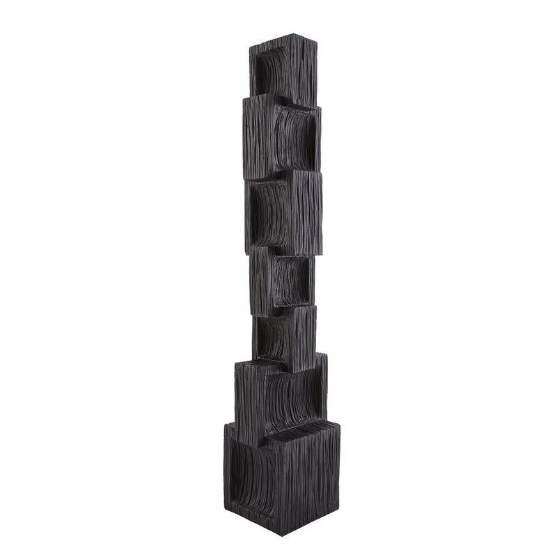 Arteriors 9311 Floor Sculpture, Ebony