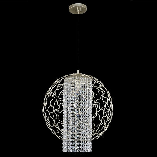 Allegri 020011-022-FR001 Four Light Pendant, Tarnished Silver