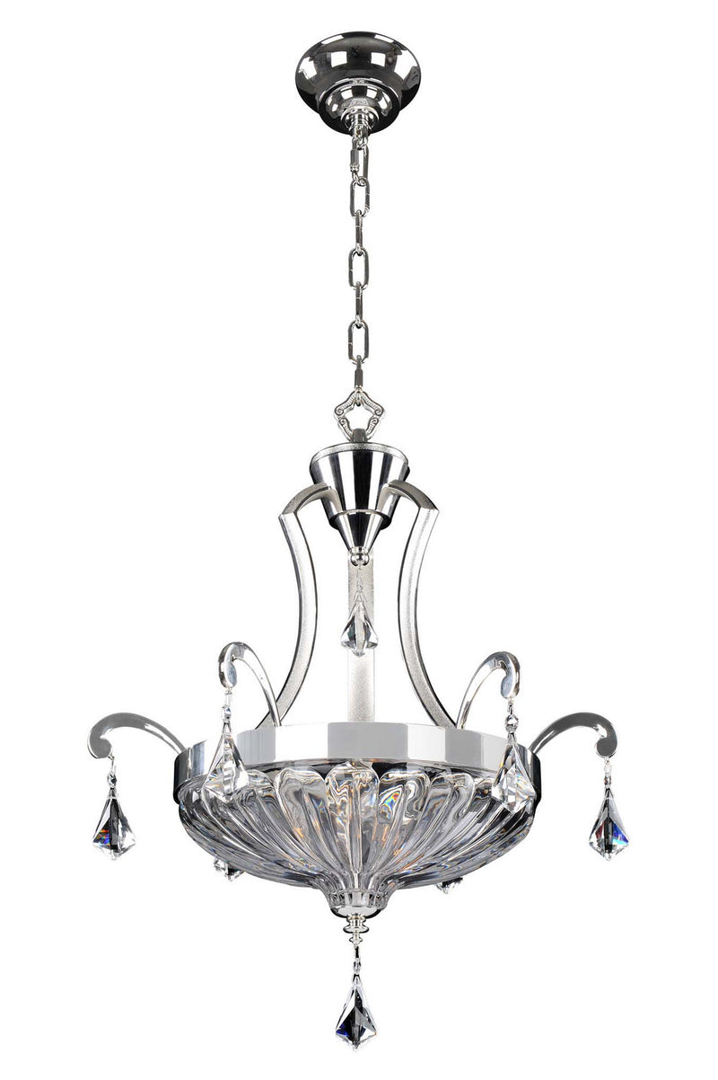 Allegri 028550-017-FR001 Three Light Pendant, Two Tone Silver
